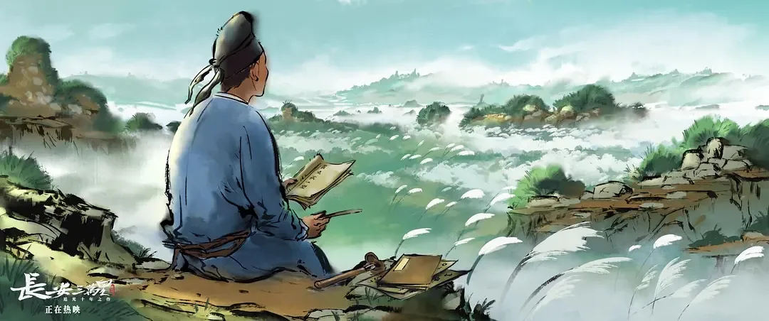 东方美学《长安三万里》水墨风插画欣赏-K12美术网