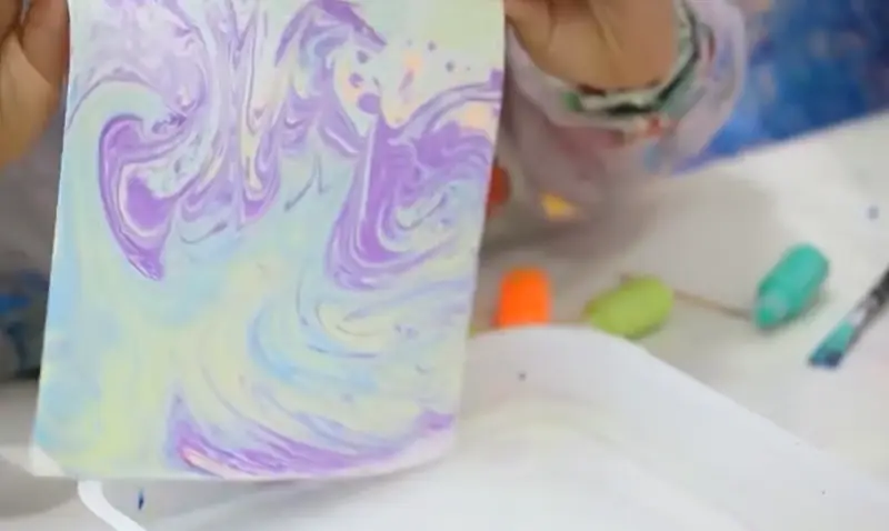 创意绘画《水影画》